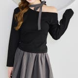 【one after another】リボンタイ ワンショルカットトップス | NICE CLAUP / OLIVE des OLIVE　OUTLET | 詳細画像20 