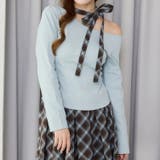 【one after another】リボンタイ ワンショルカットトップス | NICE CLAUP / OLIVE des OLIVE　OUTLET | 詳細画像9 