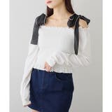 【one after another】肩リボンシャーリングトップス | NICE CLAUP / OLIVE des OLIVE　OUTLET | 詳細画像27 