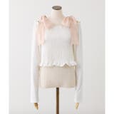 【one after another】肩リボンシャーリングトップス | NICE CLAUP / OLIVE des OLIVE　OUTLET | 詳細画像7 