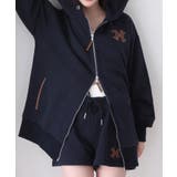 ネイビー | 【one after another】【セットアップ可能】ロゴ配色パーカー | NICE CLAUP / OLIVE des OLIVE　OUTLET