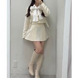 【one after another】サイドベルトツイードショートジャケット | NICE CLAUP / OLIVE des OLIVE　OUTLET | 詳細画像7 