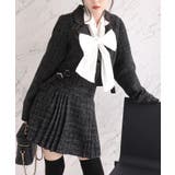 【one after another】サイドベルトツイードショートジャケット | NICE CLAUP / OLIVE des OLIVE　OUTLET | 詳細画像24 