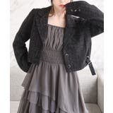 【one after another】サイドベルトツイードショートジャケット | NICE CLAUP / OLIVE des OLIVE　OUTLET | 詳細画像27 