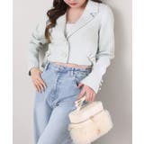 【one after another】サイドベルトツイードショートジャケット | NICE CLAUP / OLIVE des OLIVE　OUTLET | 詳細画像13 