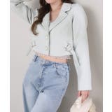 【one after another】サイドベルトツイードショートジャケット | NICE CLAUP / OLIVE des OLIVE　OUTLET | 詳細画像14 