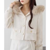 【one after another】【セットアップ可能】フェイクファーフード付… | NICE CLAUP / OLIVE des OLIVE OUTLET | 詳細画像4