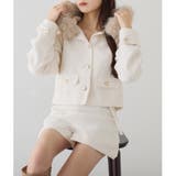 アイボリー | 【one after another】【セットアップ可能】フェイクファーフード付… | NICE CLAUP / OLIVE des OLIVE OUTLET