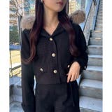 ブラック | 【one after another】【セットアップ可能】フェイクファーフード付… | NICE CLAUP / OLIVE des OLIVE OUTLET