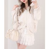 アイボリー | 【one after another】ドロストリボンポケット付きマウンテンパーカ… | NICE CLAUP / OLIVE des OLIVE　OUTLET