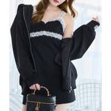 ブラック | 【one after another】【セットアップ可能】レース付きカットキャミ… | NICE CLAUP / OLIVE des OLIVE OUTLET