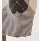 【one after another】ハートアーガイルニットミニワンピ | NICE CLAUP / OLIVE des OLIVE OUTLET | 詳細画像20