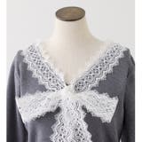 【one after another】レースボウタイニットセットアップ | NICE CLAUP / OLIVE des OLIVE　OUTLET | 詳細画像19 