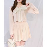 アイボリー | 【one after another】レースボウタイニットセットアップ | NICE CLAUP / OLIVE des OLIVE　OUTLET