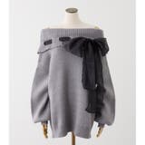 【one after another】リボン付きオフショルニットワンピ | NICE CLAUP / OLIVE des OLIVE OUTLET | 詳細画像17