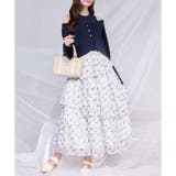 ネイビー | 【one after another】カーデセットドッキングティアードワンピ | NICE CLAUP / OLIVE des OLIVE　OUTLET