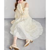 アイボリー | 【one after another】カーデセットドッキングティアードワンピ | NICE CLAUP / OLIVE des OLIVE　OUTLET