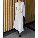 アイボリー | 【one after another】【miyabi企画】フリルツイードキャミワ… | NICE CLAUP / OLIVE des OLIVE　OUTLET