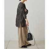 【PUAL CE CIN】クロシェットニットカーディガン | NICE CLAUP / OLIVE des OLIVE　OUTLET | 詳細画像9 