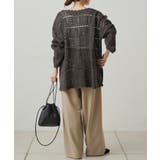 【PUAL CE CIN】クロシェットニットカーディガン | NICE CLAUP / OLIVE des OLIVE　OUTLET | 詳細画像10 