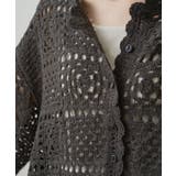 【PUAL CE CIN】クロシェットニットカーディガン | NICE CLAUP / OLIVE des OLIVE　OUTLET | 詳細画像11 