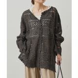 【PUAL CE CIN】クロシェットニットカーディガン | NICE CLAUP / OLIVE des OLIVE　OUTLET | 詳細画像12 