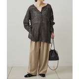 【PUAL CE CIN】クロシェットニットカーディガン | NICE CLAUP / OLIVE des OLIVE　OUTLET | 詳細画像13 