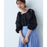ビッグリボンボリュームタックブラウス | NICE CLAUP OUTLET | 詳細画像13