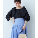 ビッグリボンボリュームタックブラウス | NICE CLAUP OUTLET | 詳細画像15