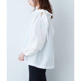 ビッグリボンボリュームタックブラウス | NICE CLAUP OUTLET | 詳細画像22