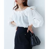オフ | ビッグリボンボリュームタックブラウス | NICE CLAUP OUTLET
