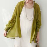 【natural couture】裾フレアシャツ | RMAF NICE CLAUP / OLIVE des OLIVE | 詳細画像3