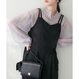 パープル系 | 【natural couture】裾フレアシャツ | RMAF NICE CLAUP / OLIVE des OLIVE