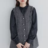 ボウタイ付き衿シャーリングサテンブラウス | RMAF NICE CLAUP / OLIVE des OLIVE | 詳細画像22