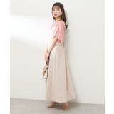 【natural couture】BACKパールハチワレスリーブTOPS | NICE CLAUP / OLIVE des OLIVE　OUTLET | 詳細画像2 