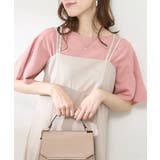 【natural couture】BACKパールハチワレスリーブTOPS | NICE CLAUP / OLIVE des OLIVE　OUTLET | 詳細画像5 