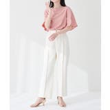 【natural couture】BACKパールハチワレスリーブTOPS | NICE CLAUP / OLIVE des OLIVE　OUTLET | 詳細画像6 