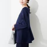 【natural couture】mamamoペプラムヘムブラウス | RMAF NICE CLAUP / OLIVE des OLIVE | 詳細画像17