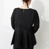 【natural couture】mamamoペプラムヘムブラウス | RMAF NICE CLAUP / OLIVE des OLIVE | 詳細画像26