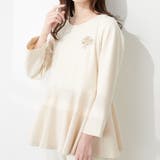 【natural couture】mamamoペプラムヘムブラウス | RMAF NICE CLAUP / OLIVE des OLIVE | 詳細画像2