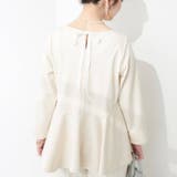 【natural couture】mamamoペプラムヘムブラウス | RMAF NICE CLAUP / OLIVE des OLIVE | 詳細画像4