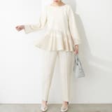【natural couture】mamamoペプラムヘムブラウス | RMAF NICE CLAUP / OLIVE des OLIVE | 詳細画像6