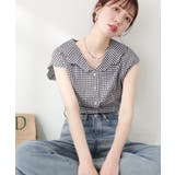 【natural couture】【WEB限定】ゆるスカラップレトロブラウス | NICE CLAUP / OLIVE des OLIVE　OUTLET | 詳細画像5 