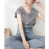 【natural couture】【WEB限定】ゆるスカラップレトロブラウス | NICE CLAUP / OLIVE des OLIVE　OUTLET | 詳細画像6 