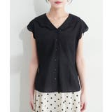 【natural couture】【WEB限定】ゆるスカラップレトロブラウス | NICE CLAUP / OLIVE des OLIVE　OUTLET | 詳細画像16 