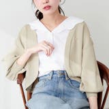 【natural couture】パール装飾ショートニットボレロ | OLIVE des OLIVE OUTLET | 詳細画像12 