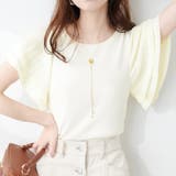 【natural couture】フレアプリーツ袖ニット | RMAF NICE CLAUP / OLIVE des OLIVE | 詳細画像11