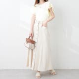 【natural couture】フレアプリーツ袖ニット | RMAF NICE CLAUP / OLIVE des OLIVE | 詳細画像13