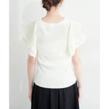 【natural couture】フレアプリーツ袖ニット | RMAF NICE CLAUP / OLIVE des OLIVE | 詳細画像22