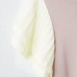 【natural couture】フレアプリーツ袖ニット | RMAF NICE CLAUP / OLIVE des OLIVE | 詳細画像5